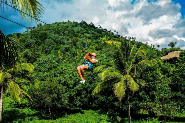 zipline in koh samui